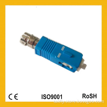 Male to Female Single-Mode Simplex St-Sc Hybrid Fiber Optic Adapter